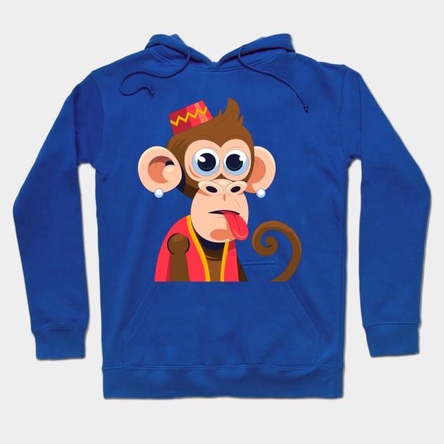 Monkey Funny Thief Hoodie by Mako Design 